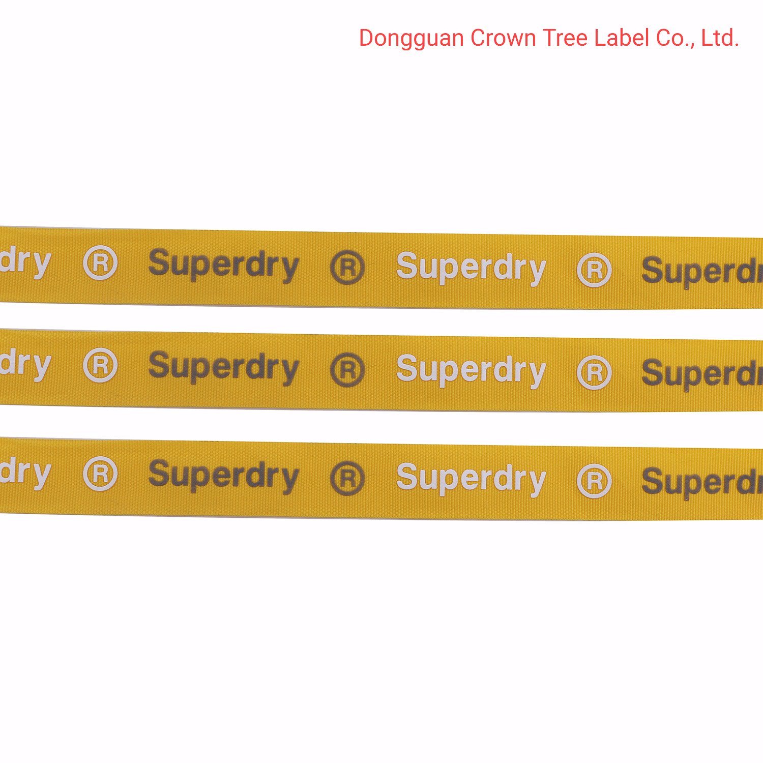 Superdry Weaving and 3D Silk-Screen Printing Woven Webbing